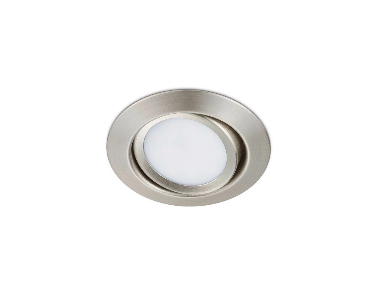 Led inbouwspot Rila 5w - 3000K - 8,2cm metaalgrijs Led inbouwspot Rila 5w - 3000K - 8,2cm metaalgrijs