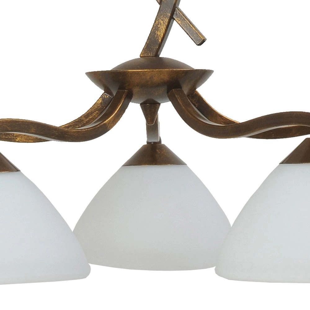 Hanglamp Verona 1 5-lichts bronsbruin Masterlight 8718121037868