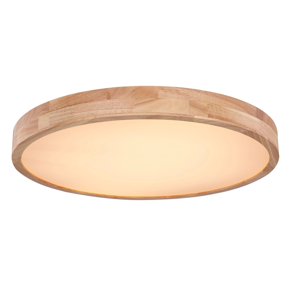 Houten plafonniere Rainer scandinavisch Ø 60cm Globo 9007371398270