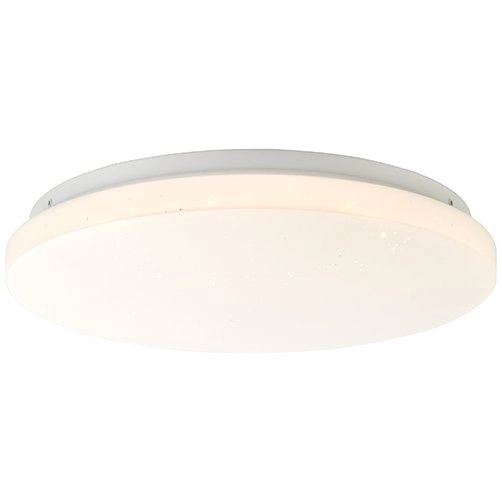 Witte plafondlamp Farica Starry 29,5cm met sterreneffect Brilliant 4004353373534