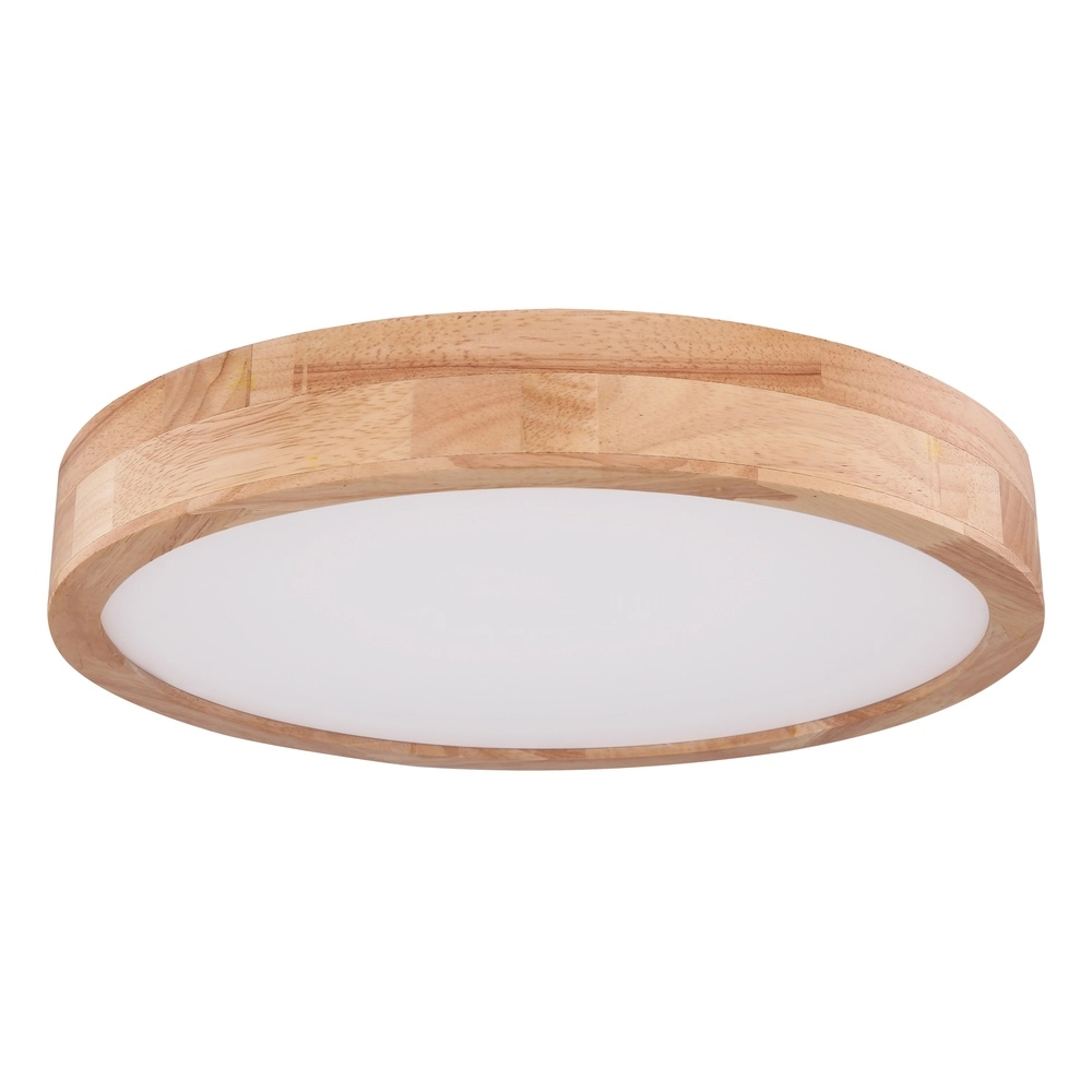 Houten plafonniere Rainer scandinavisch Ø 40cm Globo 9007371395279