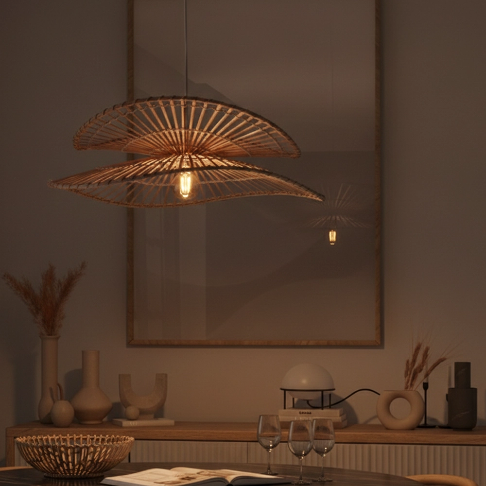 Rotan hanglamp Artic Ø 60cm