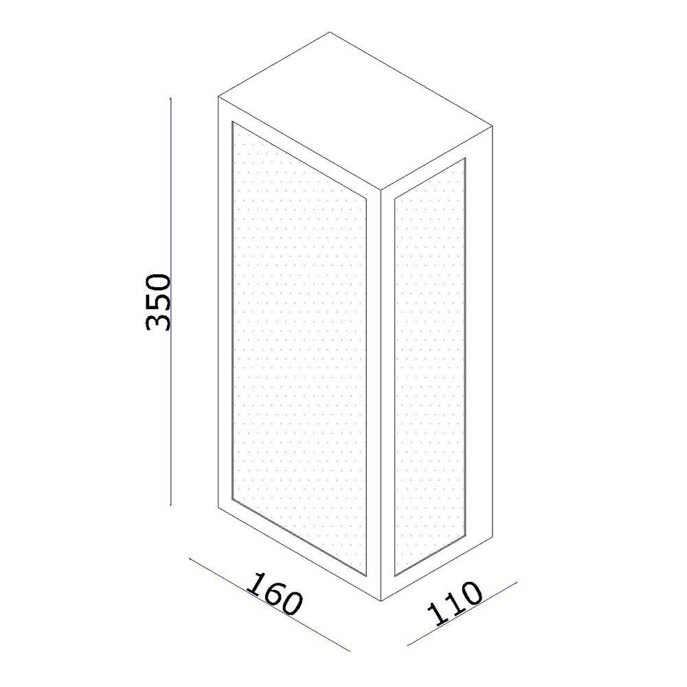 Buitenlamp landelijke stijl Rowin 35cm Artdelight 8719831730094