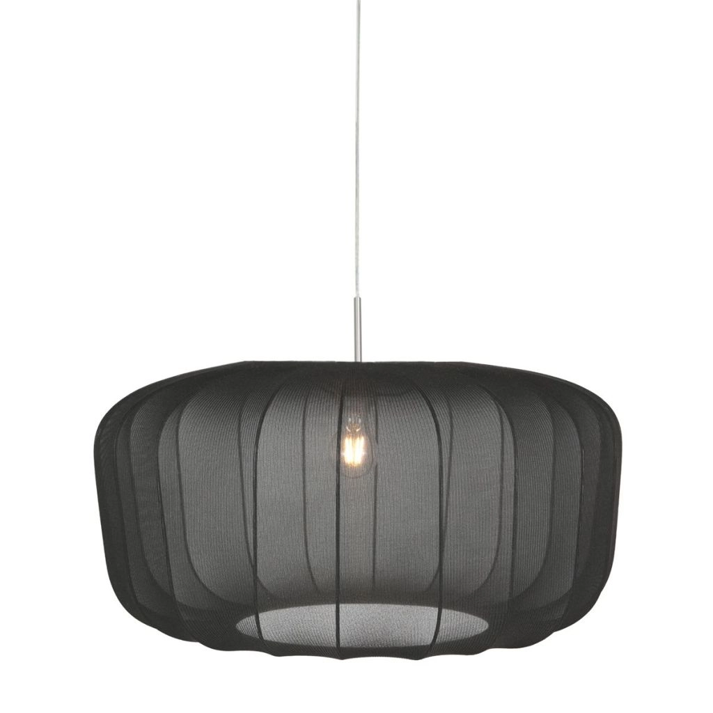 Zwarte hanglamp Vela Lino Ø60cm