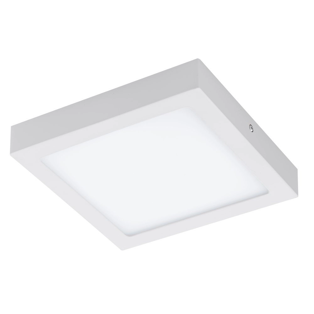 Opbouwlamp Fueva-C Square 22,5cm wit