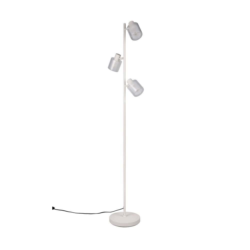 Vloerlamp Neralo grijs 3-lichts Trio 4017807702774