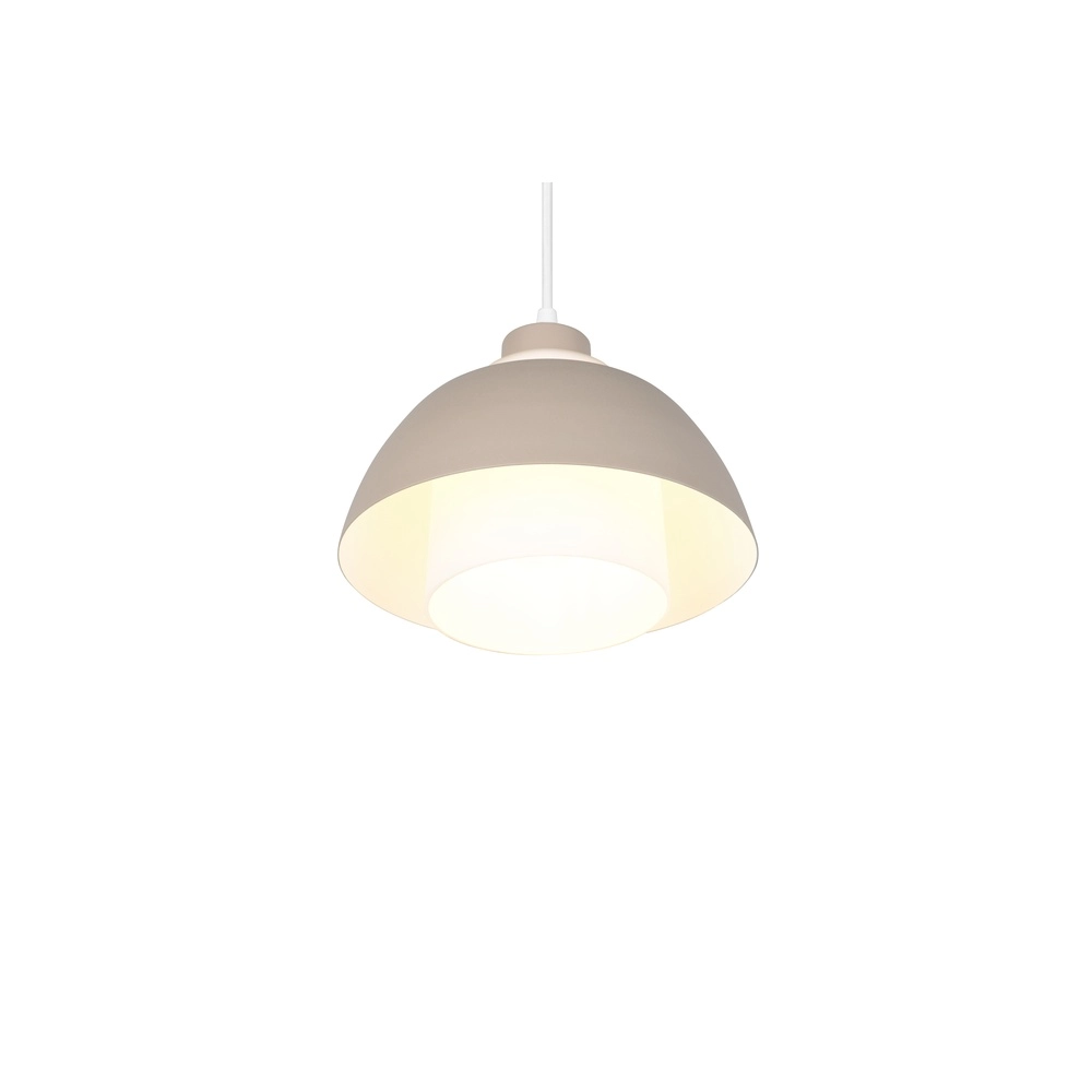 Design hanglamp Tilos zand bruin Ø 23cm Trio 4017807690088