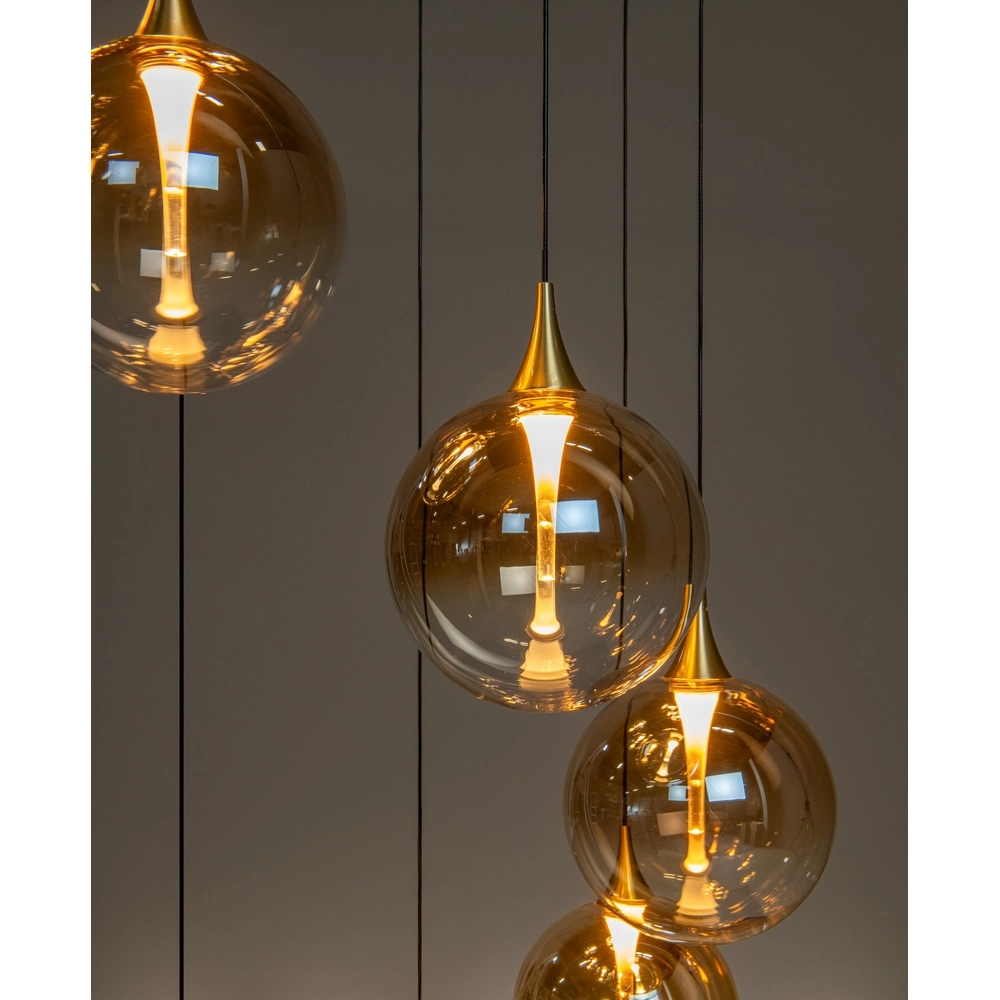 Design led hanglamp Gisela fading - 12x Ø 16cm Premium by Lucide 5411212134851