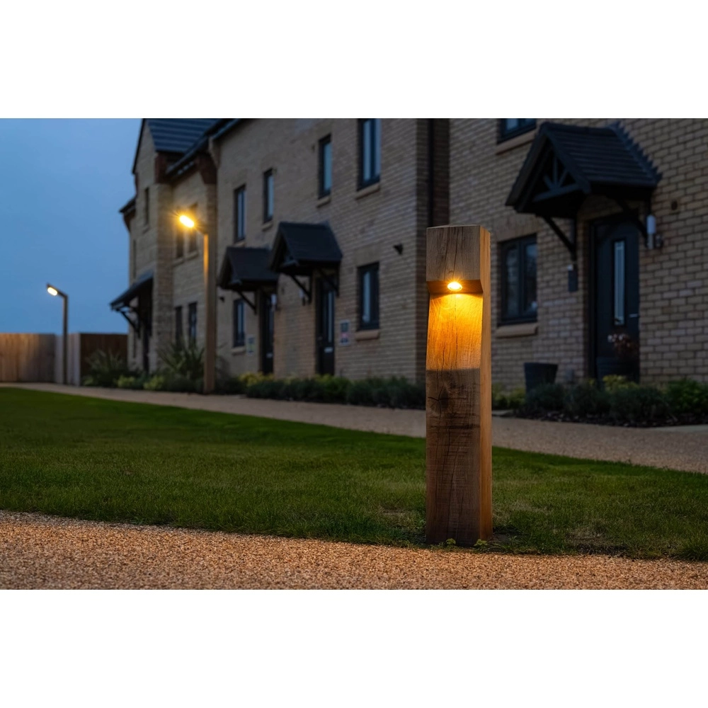 Houten padverlichting Eye 100 Accoya - 10x10x90cm - 2700K Timberlab 8716803513754