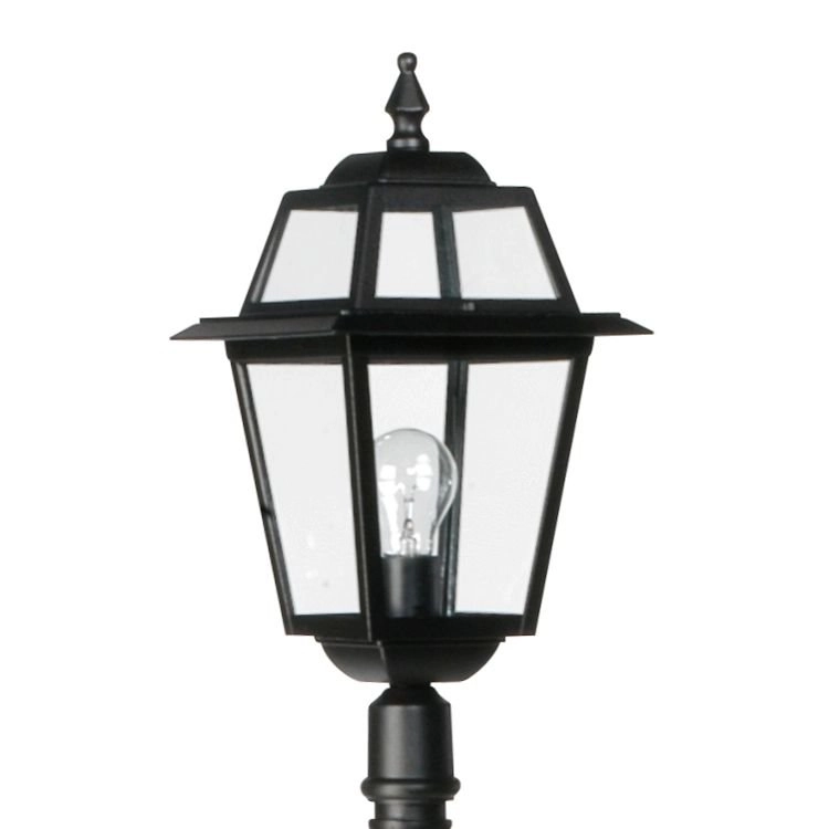 Buitenlantaarn Perla 177cm klassiek zwart Franssen 8019093583071