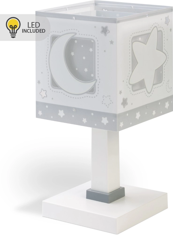 Tafellampje Moonlight glow in the dark wit Dalber 8420406002422