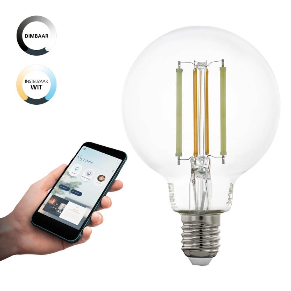 Led lampenbol Zigbee - E27 - 6 watt - 2200-6500K - G95 Eglo 9002759122393