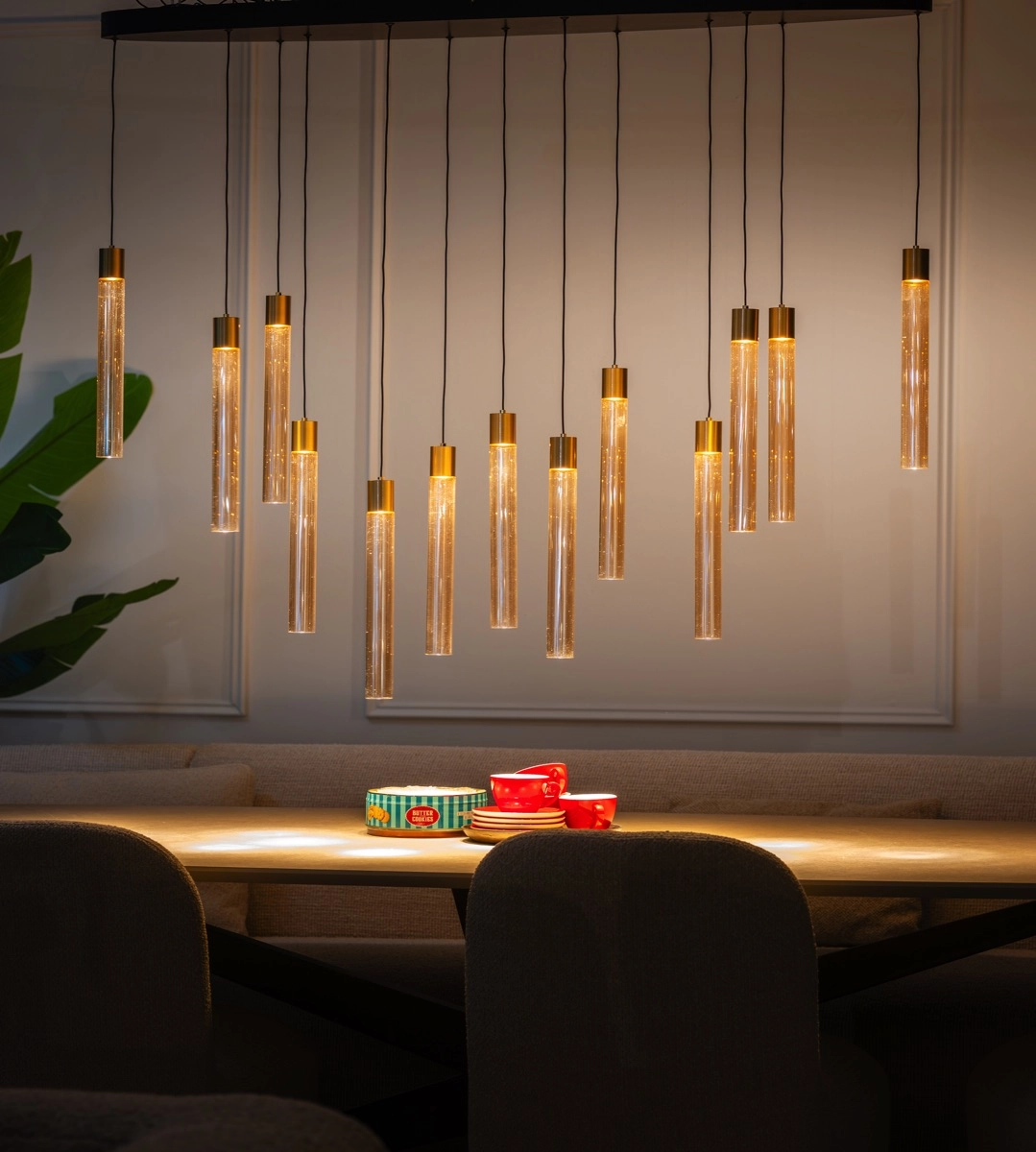 Moderne eettafellamp Evelyn 13-lichts ETH 8720195311843