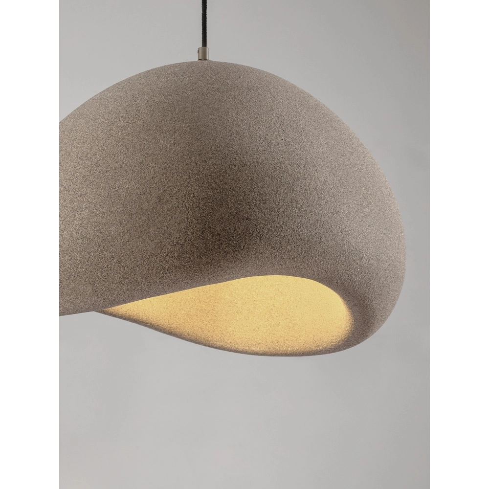 Natural pendant lamp Aere brown 60cm Lyora 5212017476746