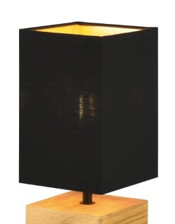 Zwart schemerlampje Woody Trio 4017807523553