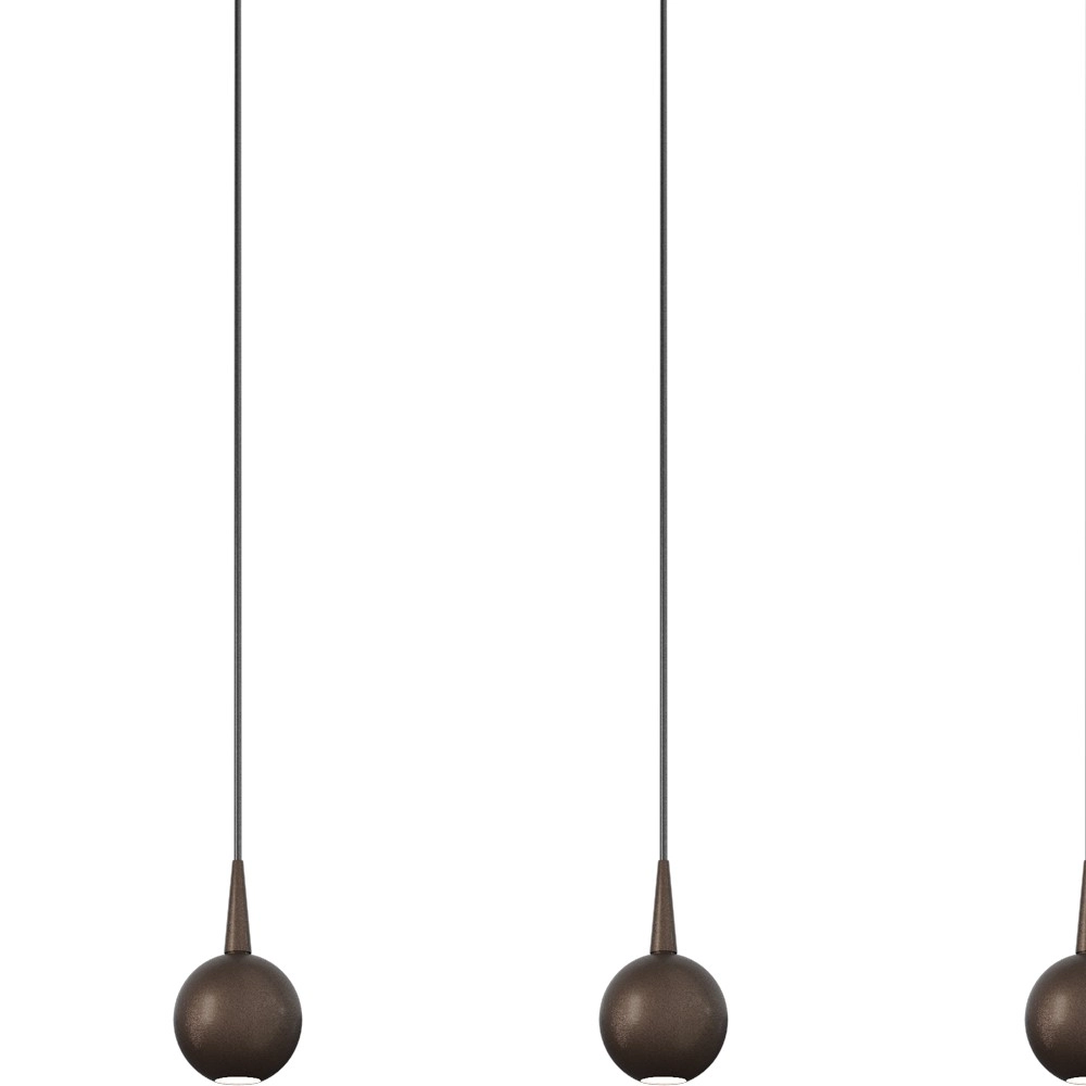 5-lichts hanglamp Talana 100cm cacao bruin Ø 6cm DTW Masterlight 8718121361055