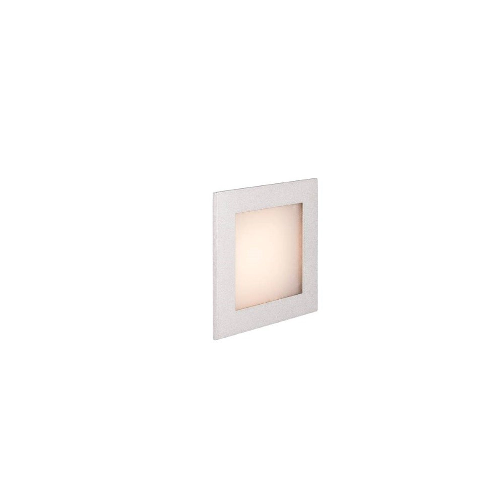 Wandlamp inbouw Frame Led 9cm metaalgrijs