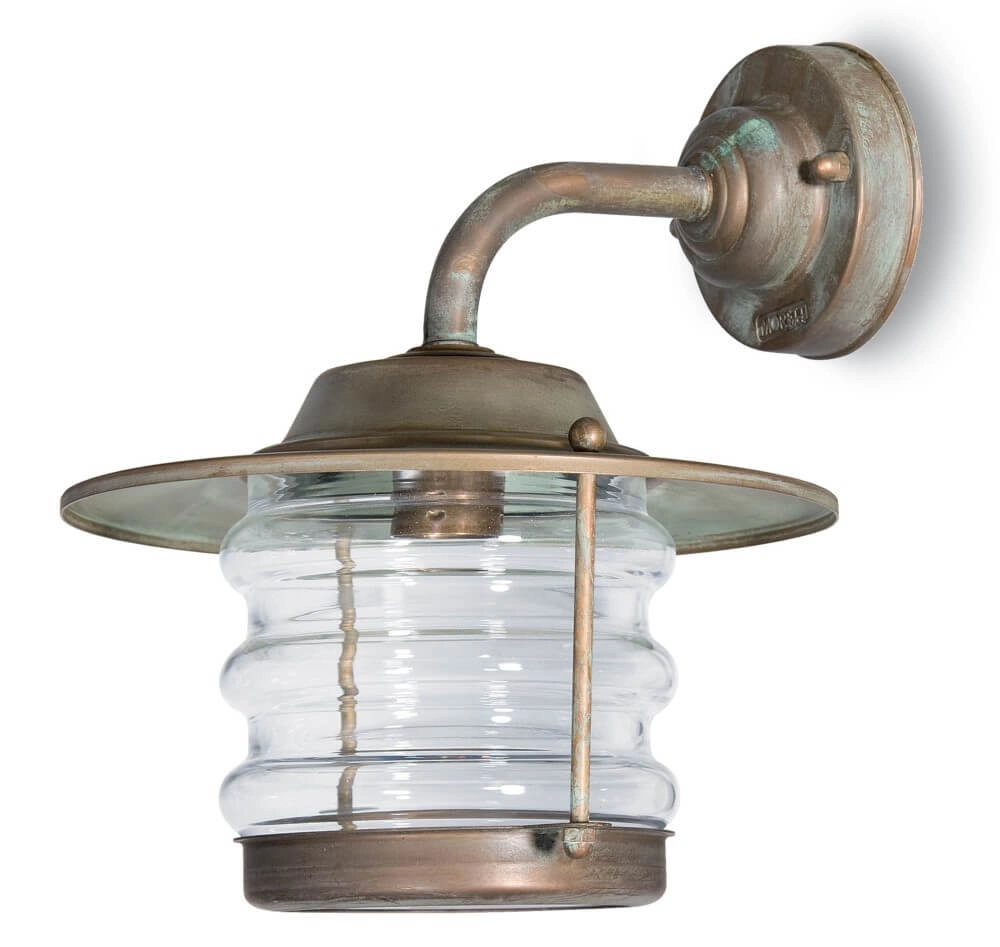 Messing wandlamp Onda S