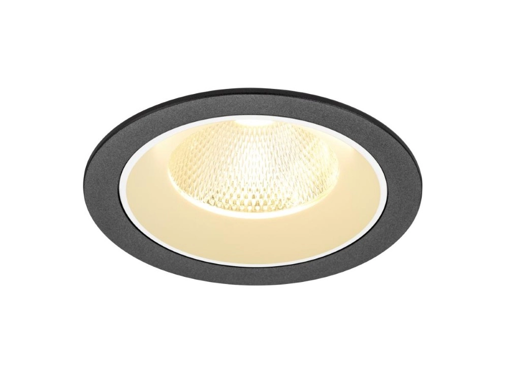 Inbouwspot Numinos L zwart/wit 3000K - 20gr