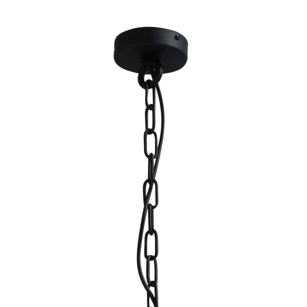 Industrie hanglamp Industria Gold 40 zwart met kap wit goud Masterlight 8718121159560