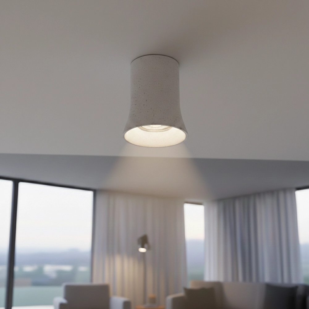 Plafondlamp Aku grijs