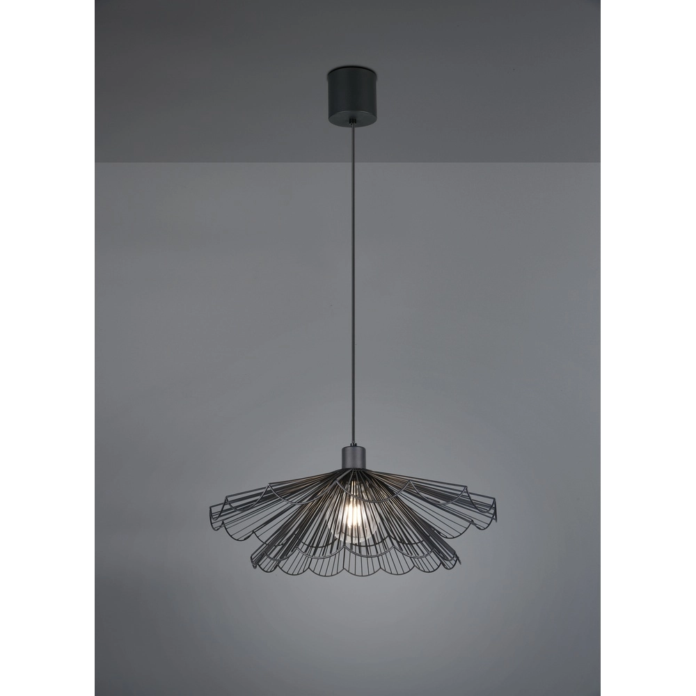Hanglamp Margarita Ø 50cm zwart Trio 4017807661712