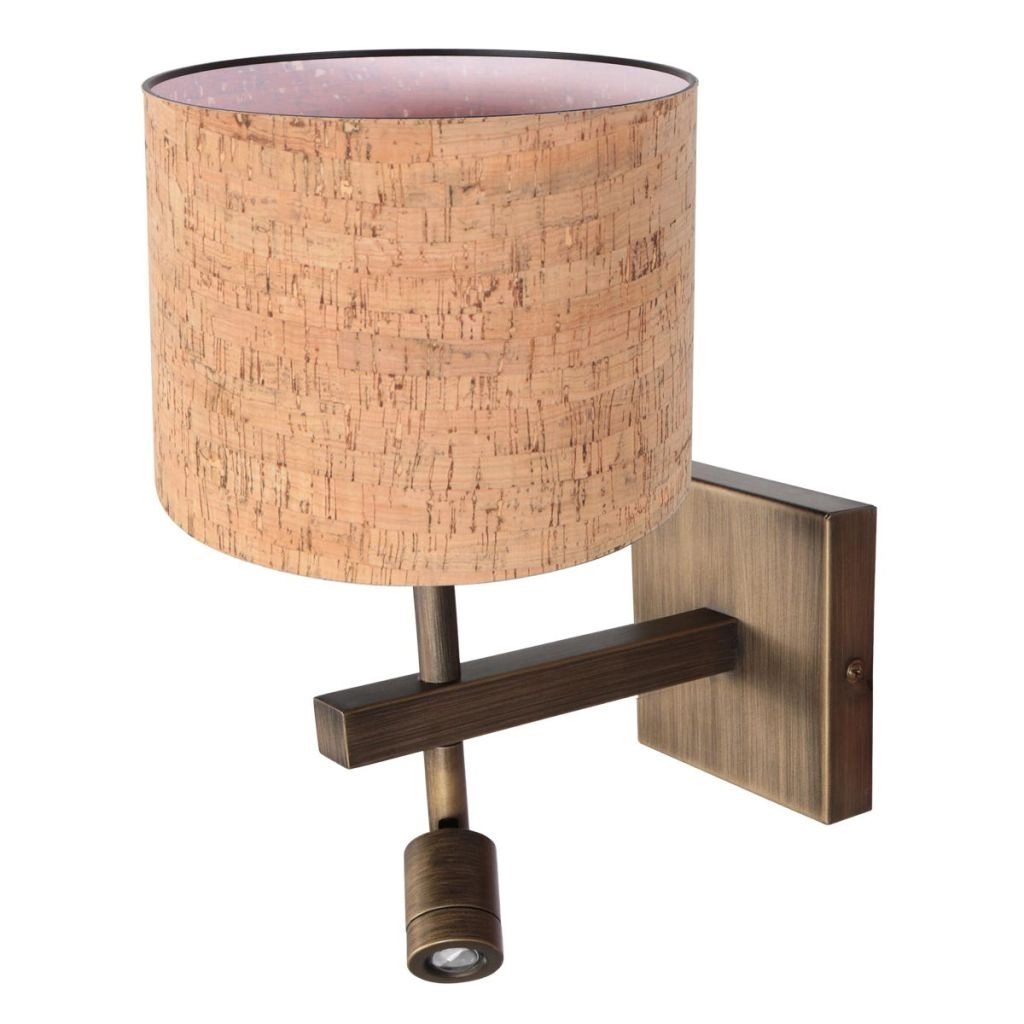 Wandlamp Stang met kurk kap Steinhauer 8712746189636