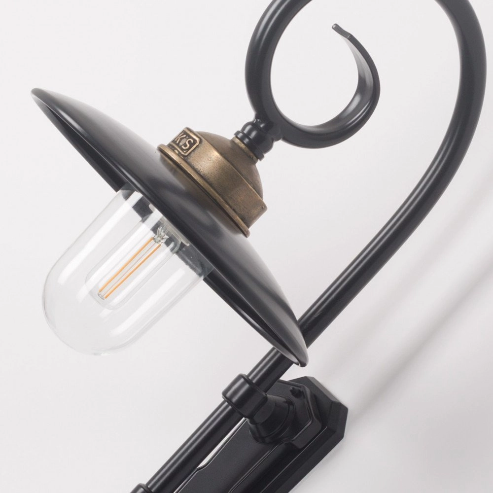 Zwarte muurlamp Orly KS Verlichting 8714732720106