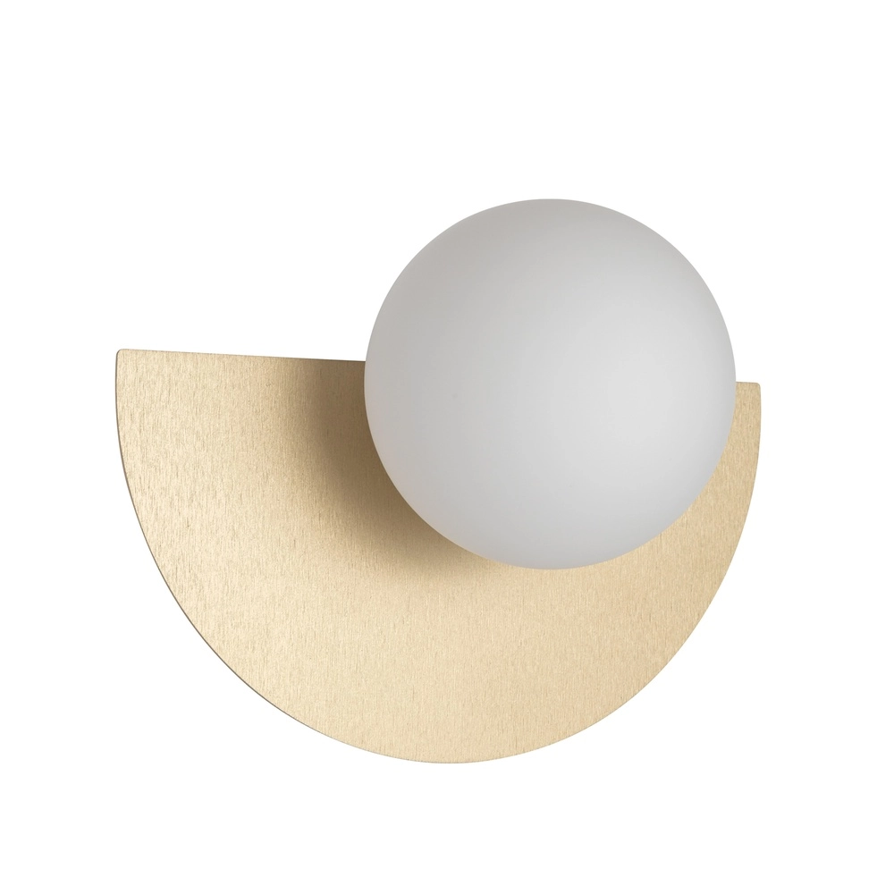 Design wandlamp half Saturn goud Lyora 5903139125987