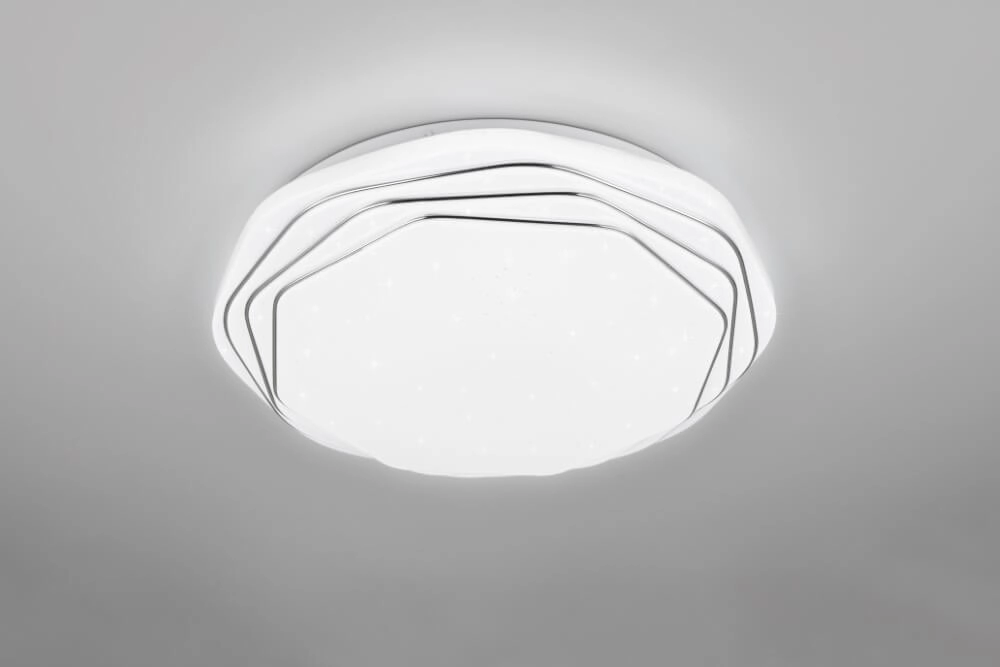 Led plafondlamp Dizzy met afstandsbediening Trio 4017807614862