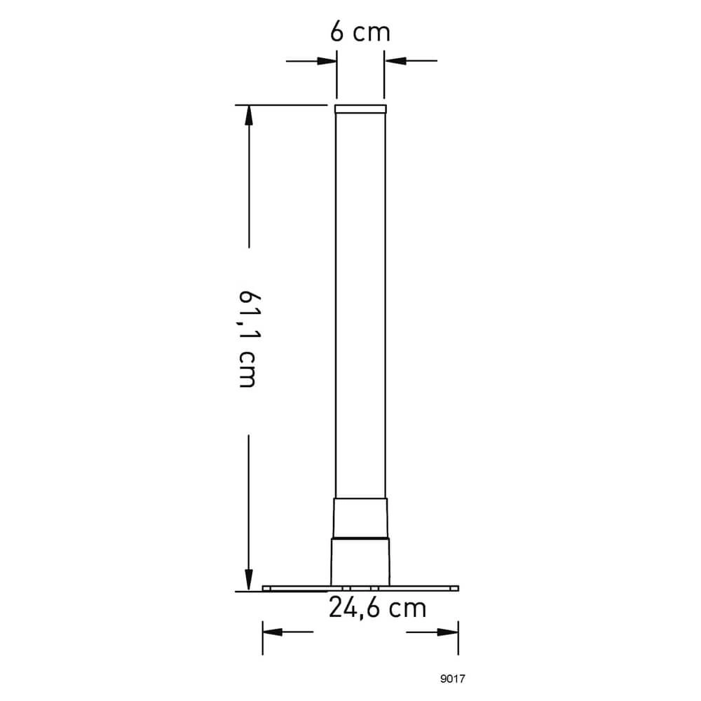 Bubbel vloerlamp Mendoza zilvergrijs met visjes Globo 9007371442683