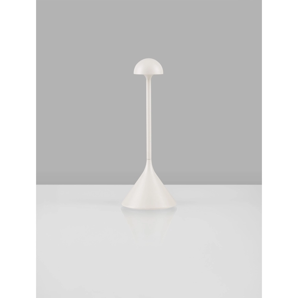 Tafellamp Dalt wit oplaadbaar met USB Lyora 5212017477033