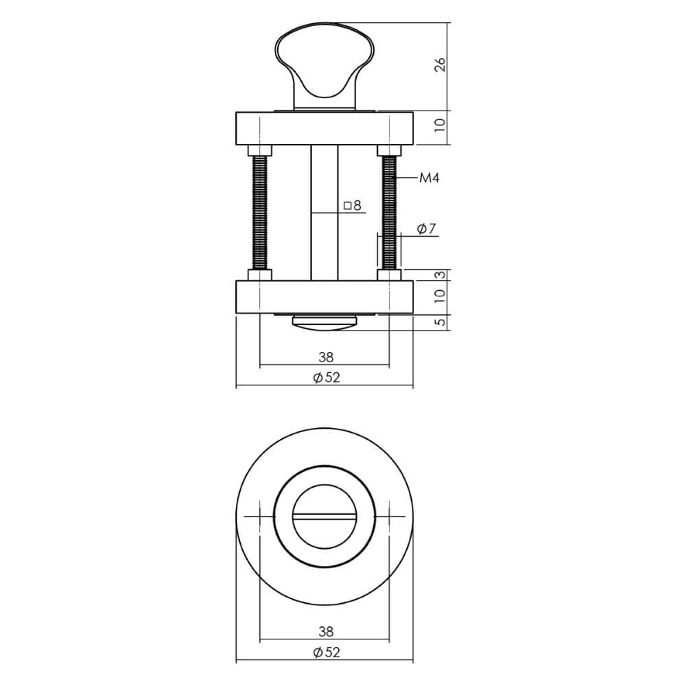 WC-sluiting Tira rond antraciet Intersteel 8714186539606