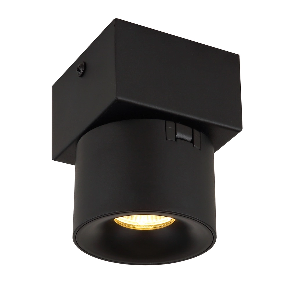 Strakke wandlamp Rae zwart Globo 9007371456635