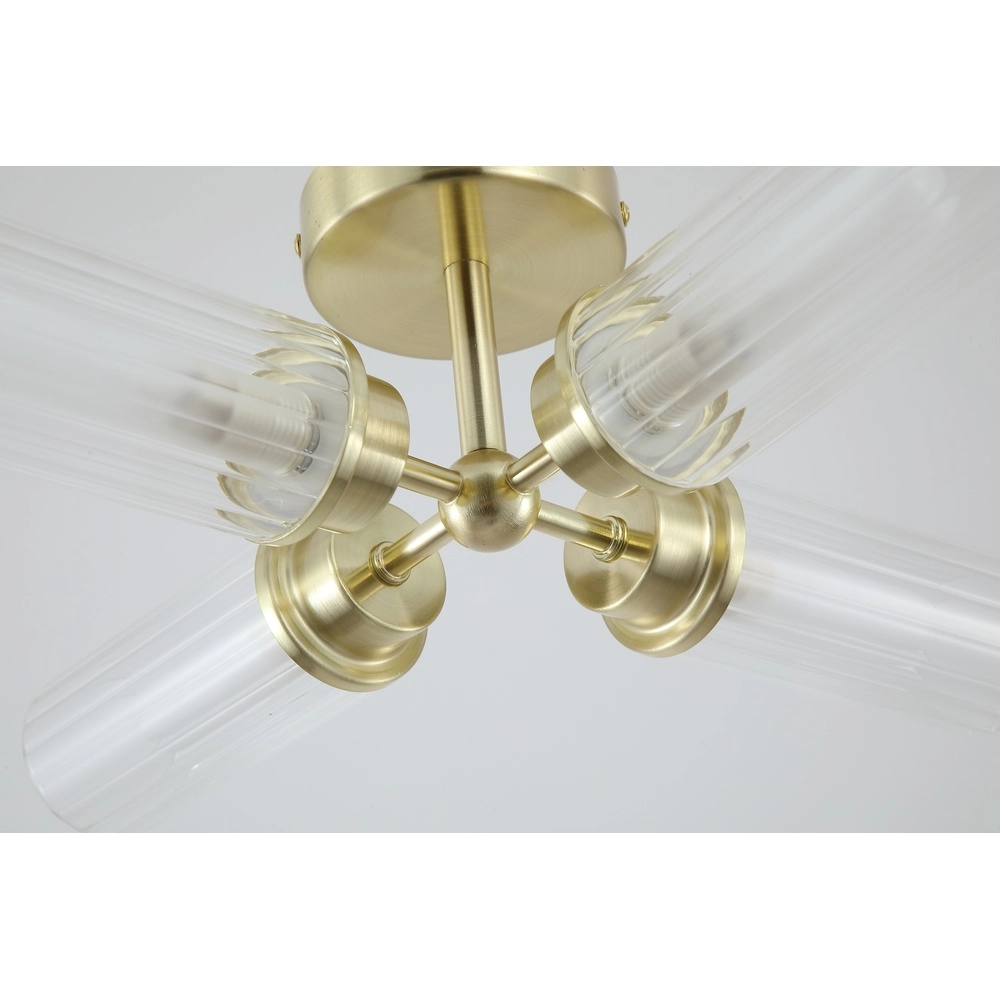 4-lichts plafondlamp Imperial goud Searchlight 5053423299266