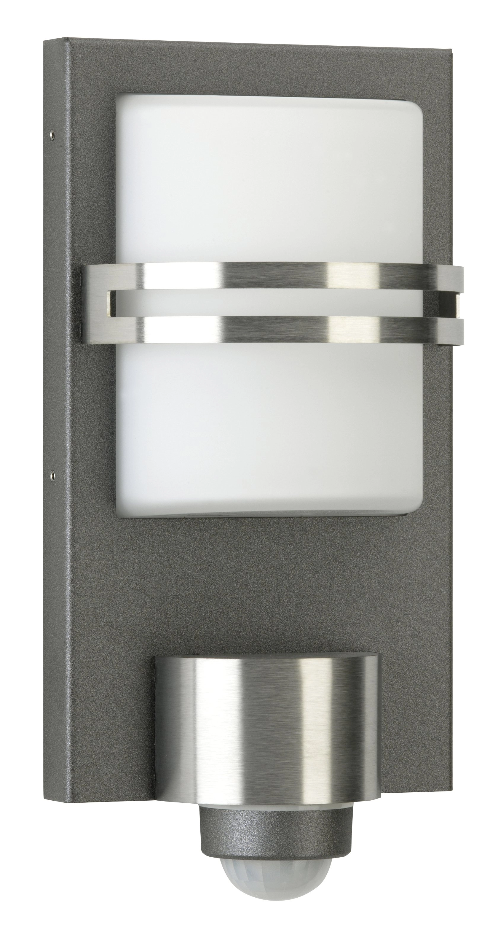 Antraciet wandlamp buiten Square sensor