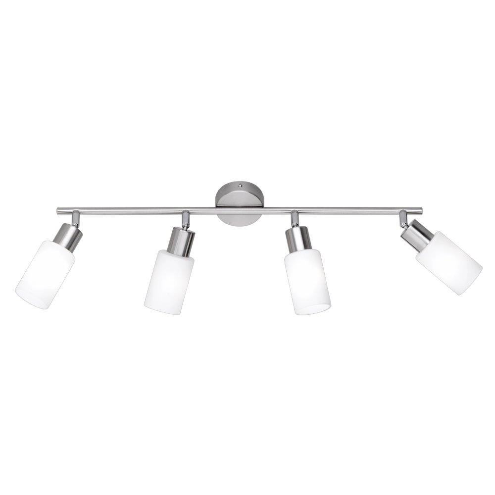 Moderne Plafondlamp Mars 4-lichts nikkel mat Moderne Plafondlamp Mars 4-lichts nikkel mat