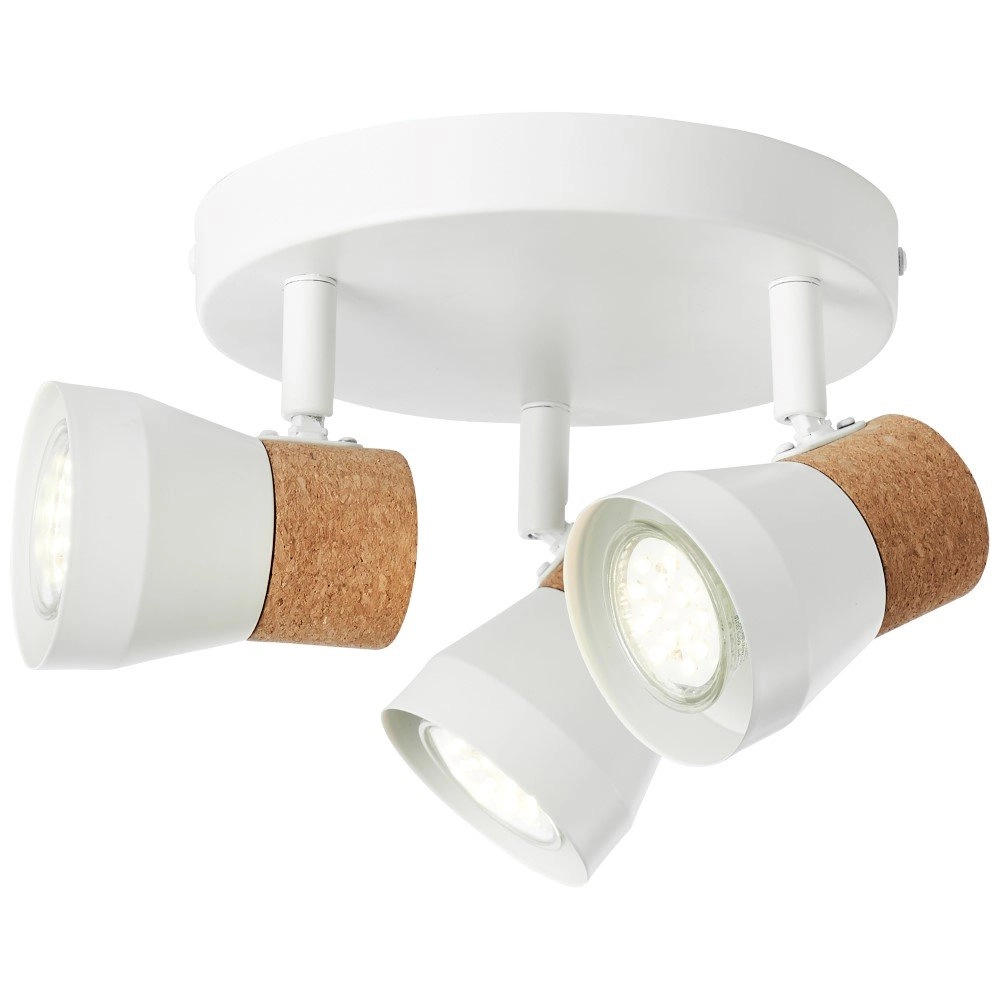 Kurken plafondspot Moka 3-lichts Brilliant 4004353321177