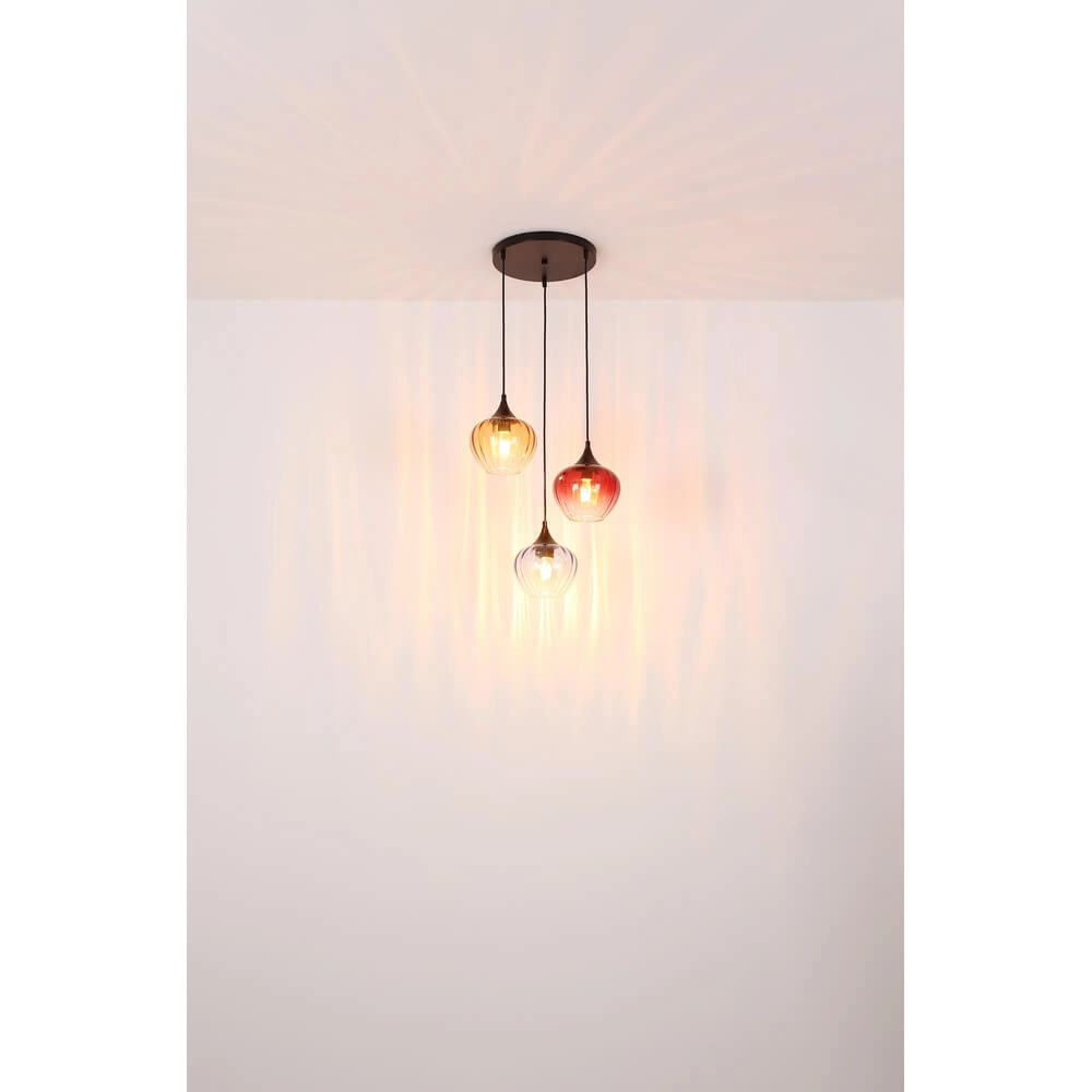 Hanglamp Sander 3-lichts rond Globo 9007371468591