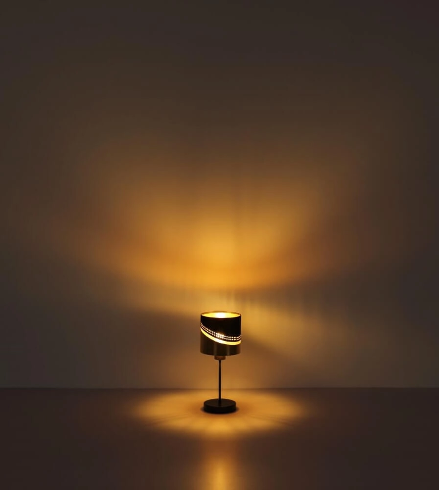 Tafellamp Or zwart met goud Globo 9007371449712