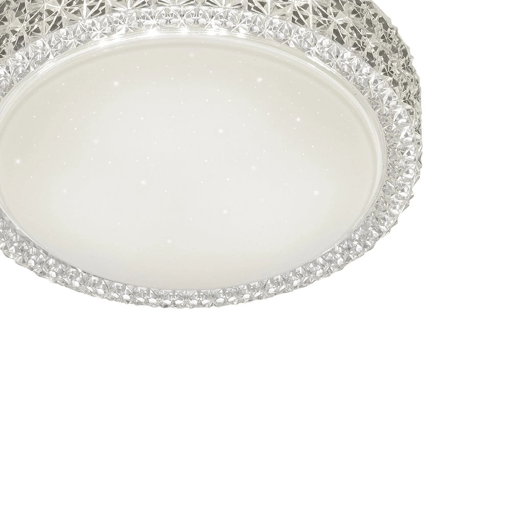 Kristal plafonnière Pegasus met sterren effect wit Trio 4017807305586