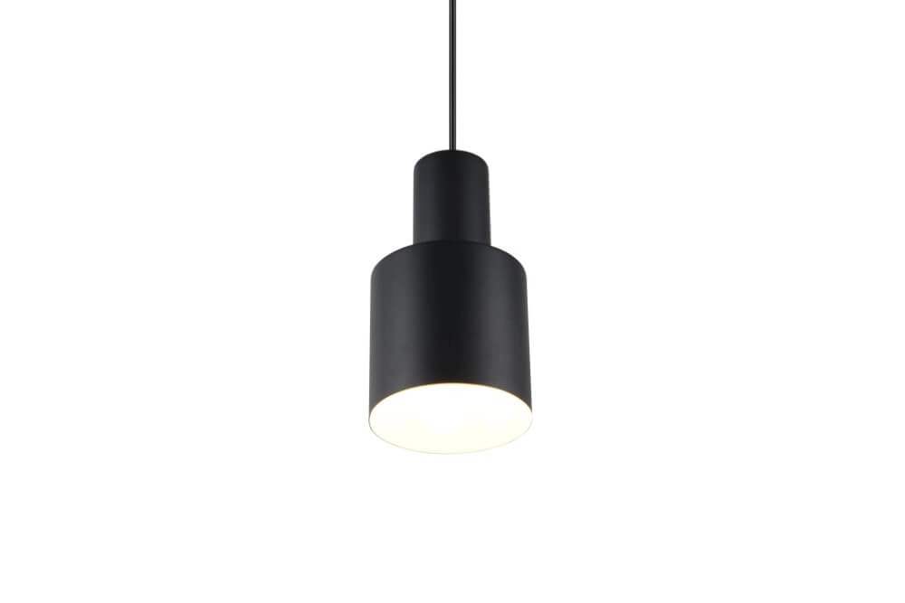 Zwarte pendel Agudo Ø 12cm Trio 4017807613773