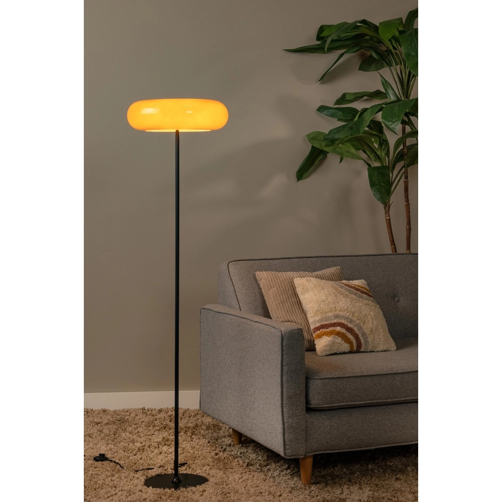 Vloerlamp Sentino Ø 40cm oranje Lucide 5411212106384