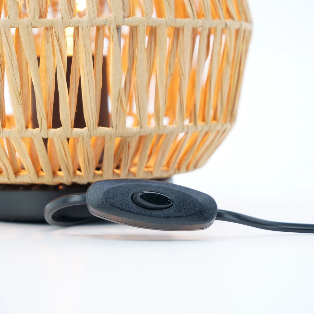 Rotan tafellamp Sheldon Ø 21cm Eglo 9008606359806