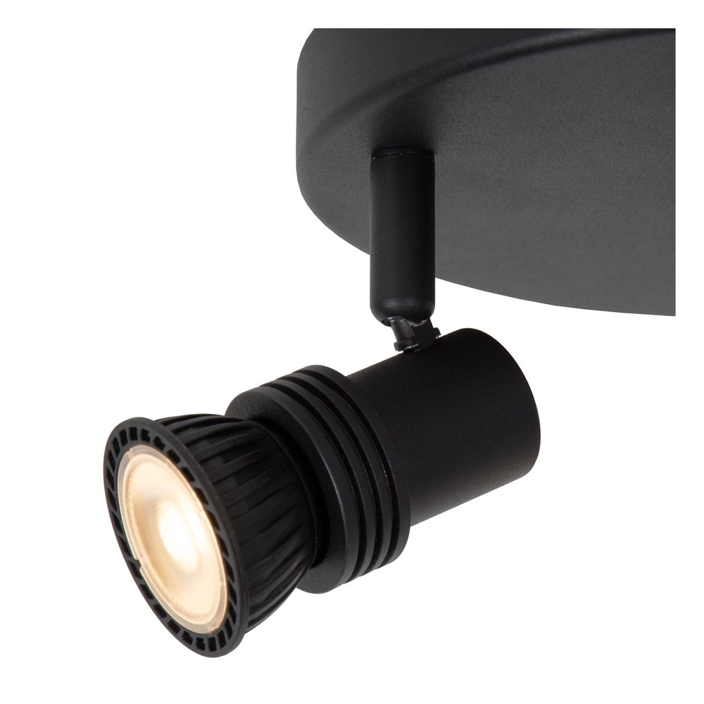 Plafondspot Kianti 2-lichts zwart Lucide 5411212530868