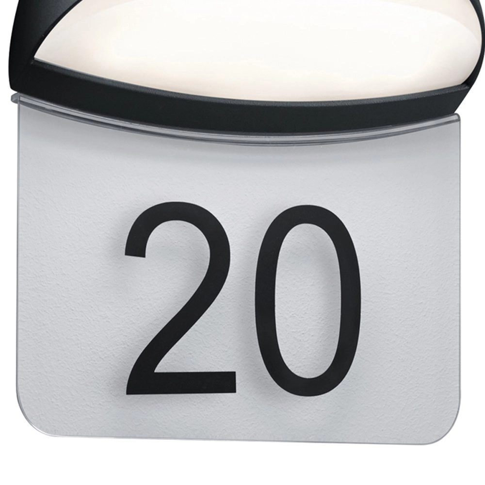 Buitenlamp Numero met huisnummer KS Verlichting 8714732756303