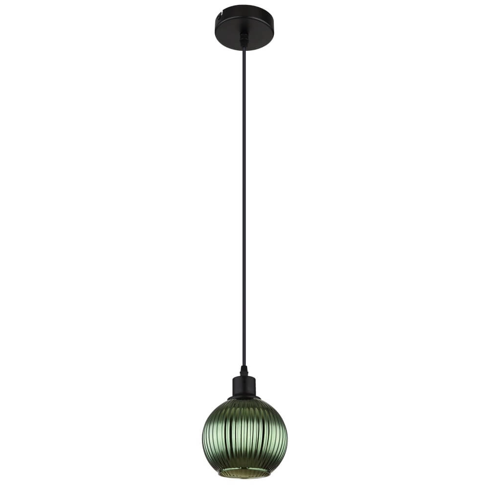 Hanglamp Zumba groen glas Ø 15cm Globo 9007371458813