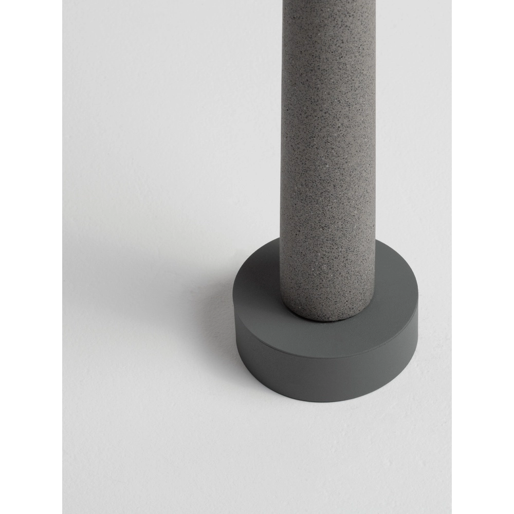 Ronde tuinlamp Tura betongrijs 55cm Lyora 5212017454645