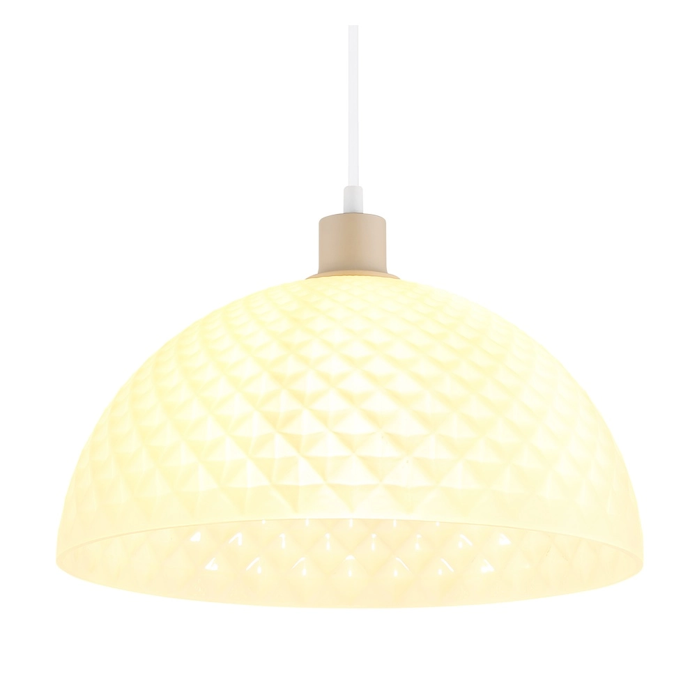 Enkele hanglamp Selma zand bruin Globo 9007371589104