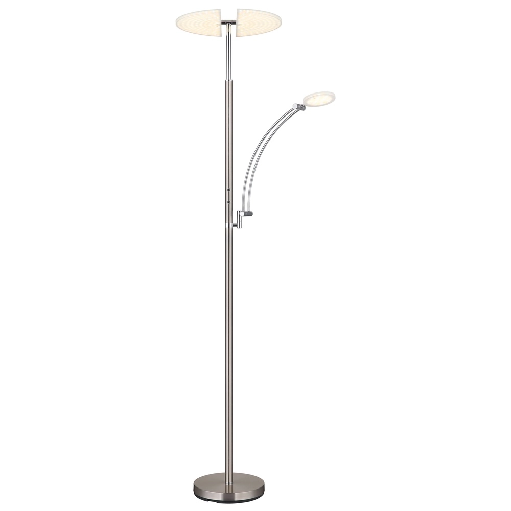 Vloerlamp Tirana nikkel